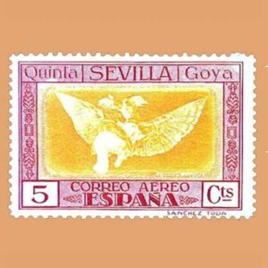 00518 Quinta de Goya Exposición de Sevilla Sello 5cts. 1930