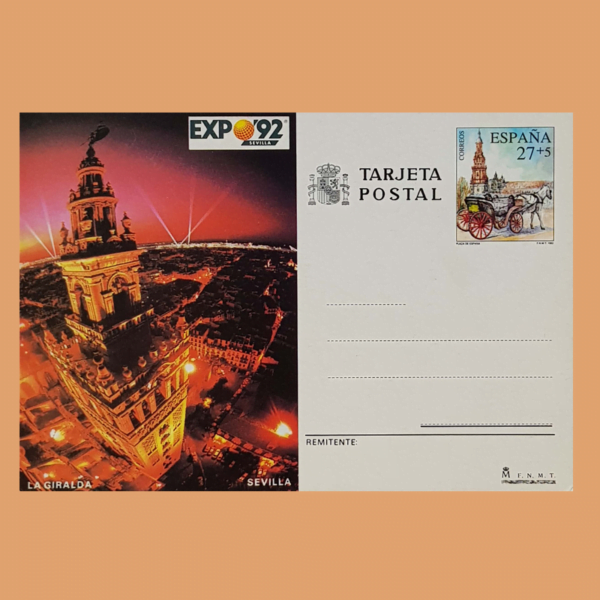 Enteros Postales 154. Expo 92. 1992