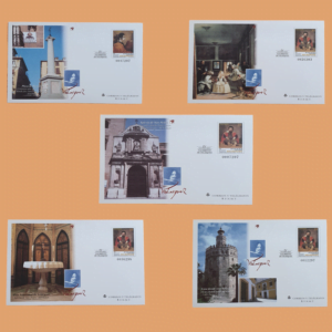Sobre Enteros Postales 55/56. IV Centenario del nacimiento de Velázquez. 1999