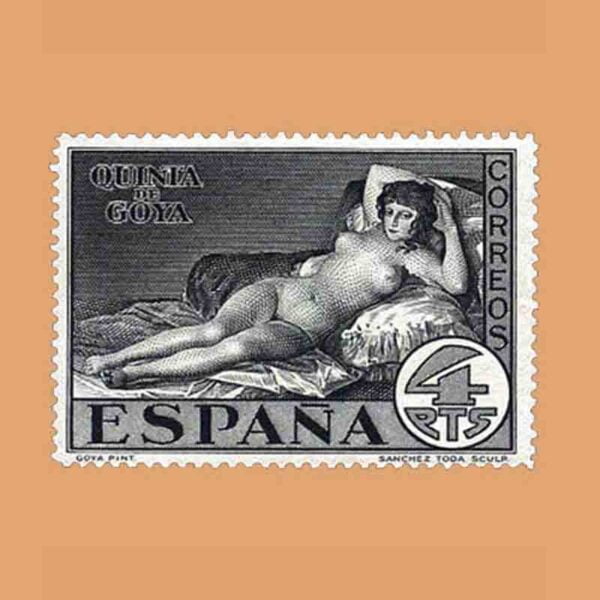 Edifil 514. Quinta de Goya en la exposición de Sevilla. Sello 4 ptas. 1930