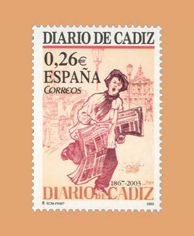 Edifil 3995. Diario de Cádiz. 0,26€ **2003