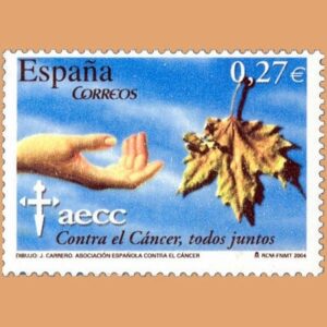 Edifil 4062. Asociación Española Contra el Cáncer. 0,27€ **2004