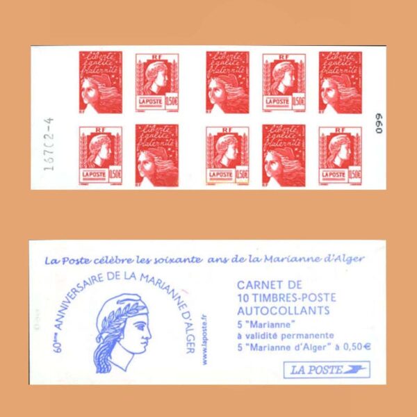 2004 Francia 1512 Carnet Mariana de Alger