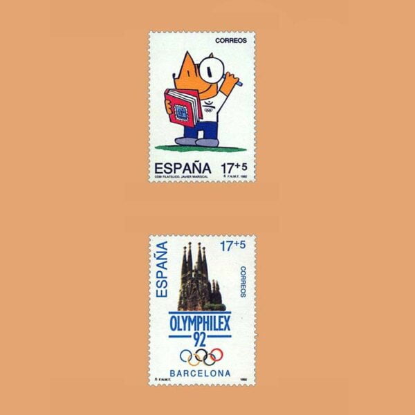 Edifil 3218/9. Serie Juegos de la XXV Olimpiada Barcelona ** 1992