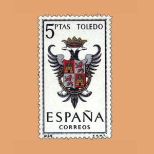 Edifil 1696. Escudos de Capitales de Provincia. Toledo. **1966