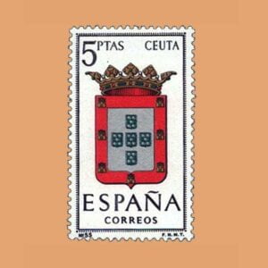 Edifil 1702. Escudos de Capitales de Provincia. Ceuta. **1966