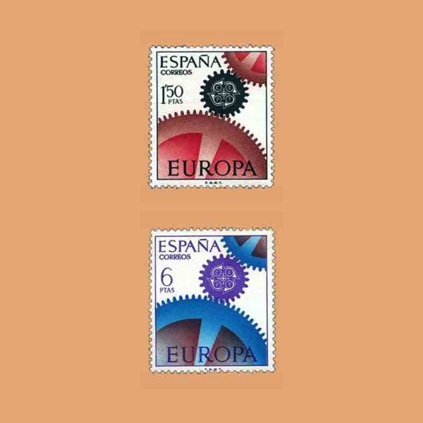 Edifil 1795/6. Serie Europa-CEPT. **1967