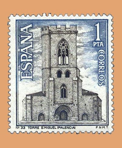 Edifil 1803. Torre de San Miguel. Sello 1 pts. **1967