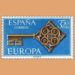 Edifil 1868. Europa-CEPT. Sello 3'50 pts. **1968