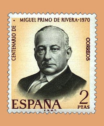 Edifil 1976. Miguel Primo de Rivera. Sello 2 pts. **1970