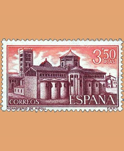 Edifil 2006. Santa María de Ripoll. Sello 3'50 pts.. **1970