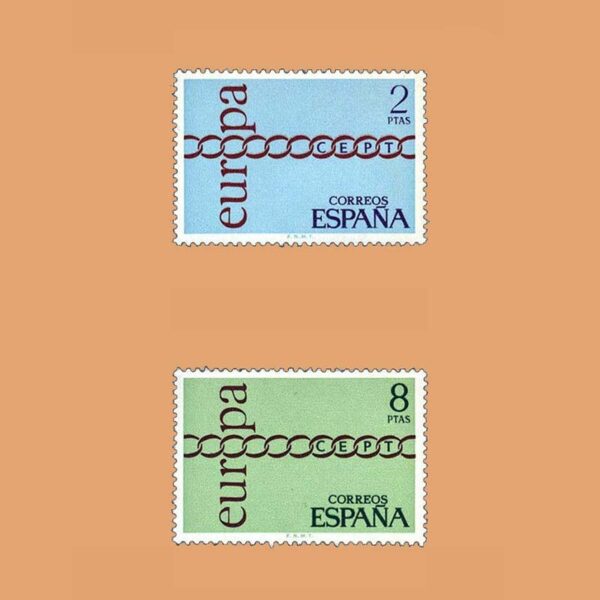 Edifil 2031/2. Serie Europa-CEPT. **1971