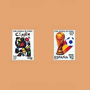 Edifil 2644/5. Serie Copa Mundial de Futbol. **1982