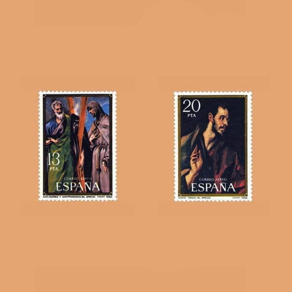 Edifil 2666/7. Serie Homenaje a El Greco. **1982