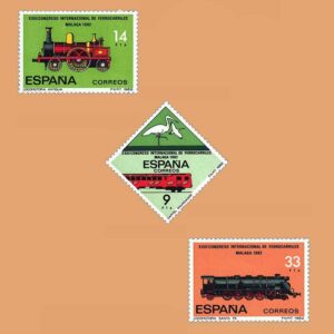 Edifil 2670/2. Serie XXIII Congreso Internacional de Ferrocarriles. **1982