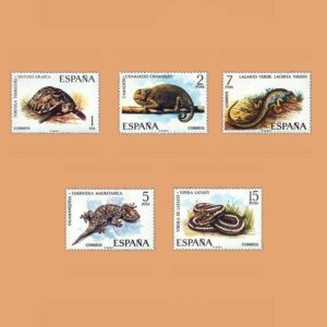 Edifil 2192/6. Serie Fauna Hispánica. **1974