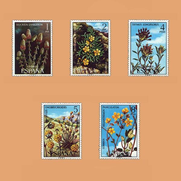 Edifil 2220/4. Serie Flora. **1974