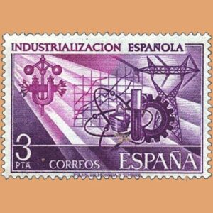 Edifil 2292. Industrialización Española. Sello 3 pts. **1975