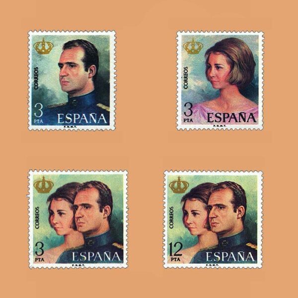 Edifil 2302/5. Serie Reyes de España. **1975