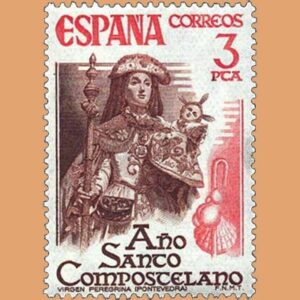 Edifil 2306. Año Santo Compostelano. Sello 3 pts. **1976