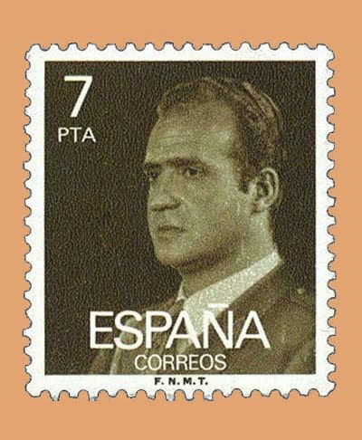 Edifil 2348. Juan Carlos I. Sello 7 pts. **1976