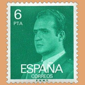 Edifil 2392. Juan Carlos I. Sello 6 pts. **1977