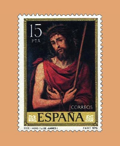Edifil 2539. Ecce-Homo por Juan de Juanes. Sello 15 pts. **1979
