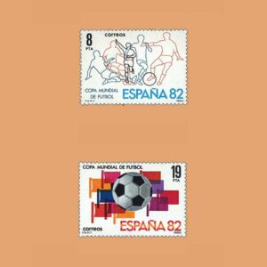 Edifil 2570/1. Serie Mundial de Fútbol. **1980