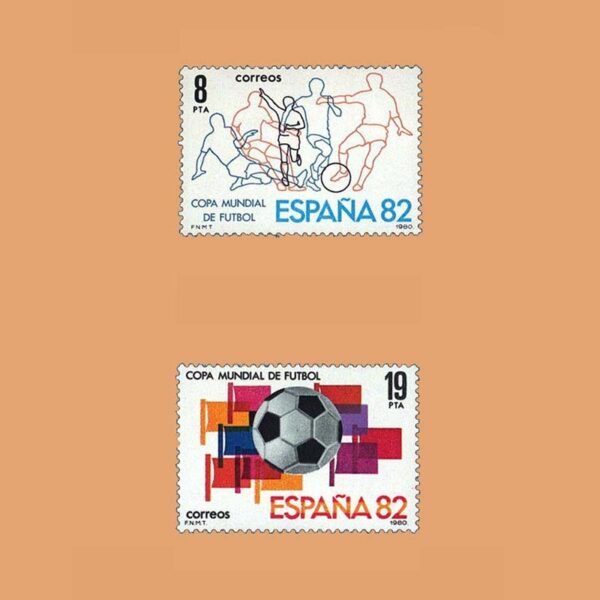 Edifil 2570/1. Serie Mundial de Fútbol. **1980
