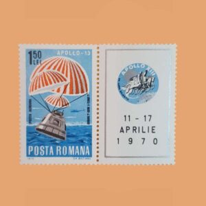 Rumanía PA226. Apolo XIII. 1'50 Lei **1970