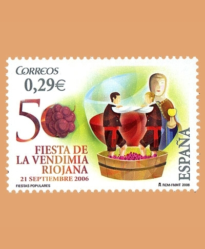 Edifil 4265. Vendimia Riojana. 0'29 € **2006
