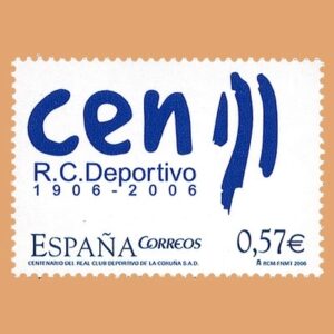 Edifil 4266. Deportivo La Coruña. 0'57 € **2006