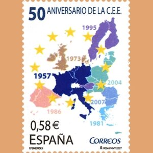 Edifil 4319. 50 Aniversario de la C.E.E. 0'58€ **2007