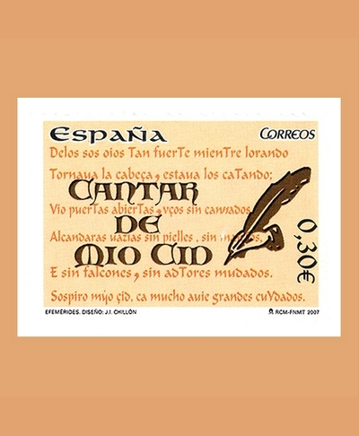 Edifil 4331. Cantar de Mio Cid. 0'30€ **2007