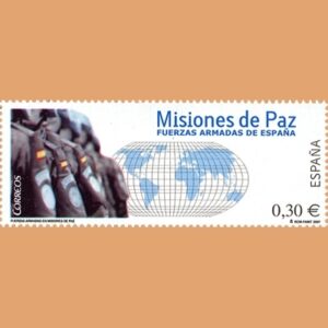 Edifil 4343. Fuerzas Armadas en Misiones de Paz. 0'30€ **2007