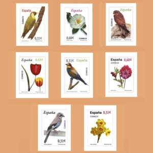 Edifil 4376/83. Serie Flora y Fauna. 8 valores **2008