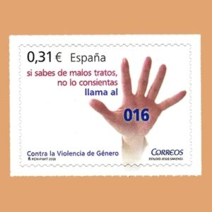 Edifil 4389. Contra la Violencia de Género. 0'31€ **2008