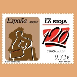 Edifil 4461. Diarios Centenarios. Diario de La Rioja. 0'32€ **2009