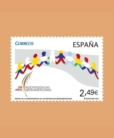 Edifil 4555. Repúblicas Iberoamericanas. 2'49€ **2010