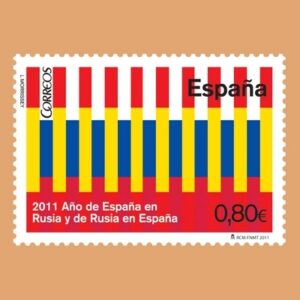 Edifil 4680. Año España Rusia. 0'80€ **2011