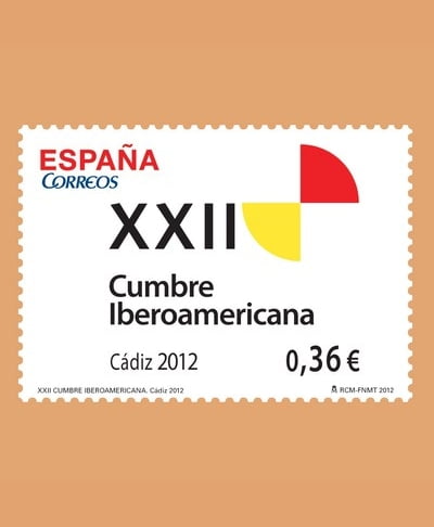 Edifil 4762. Cumbre Iberoamericana. 0'36€ **2012