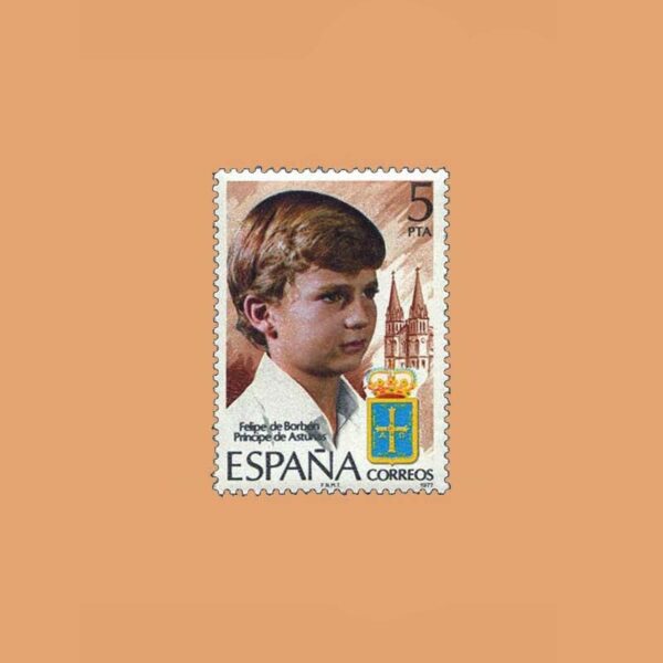 Edifil 2449. Principe de Asturias. 5 Pts. **1977