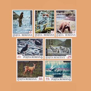 RO 4033/9. Serie Fauna de la Región Norte. 7 valores **1992