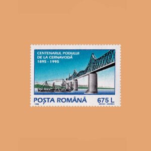 RO 4268. Centenario del Puente de Cernavodă. 675 Lei **1995