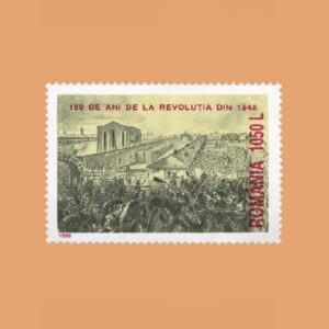 RO 4472. 150 Aniversario de la Revolución de 1848. 1.050 Lei **1998