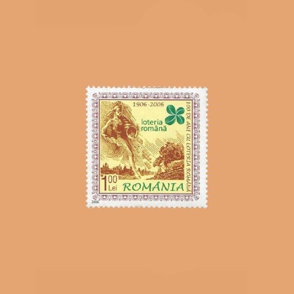 RO 5146. Centenario de la Lotería Rumana. 1 Lei **2006