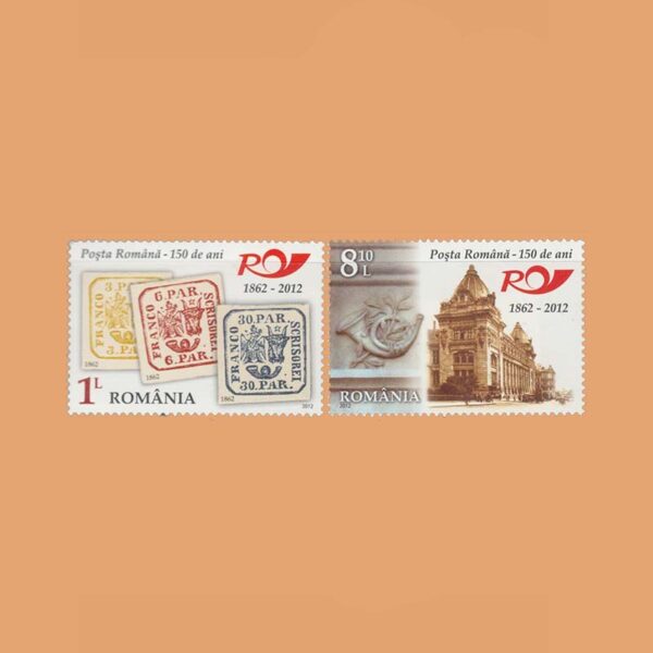 RO 5629/30. Serie Posta Rumana. 2 valores **2012