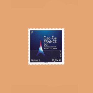 FR A598. Presidencia francesa en 2011 G20-G8. 0'89€ **2011