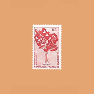 FR 1716. 20 Aniversario de los donantes de la Oficina Postal. 0'40F **1972