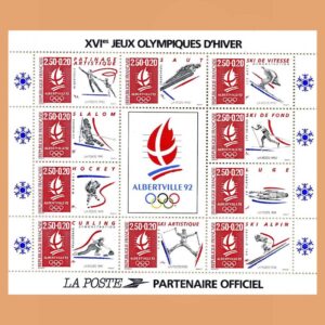 Francia BF14 Juegos Olímpicos de Invierno Albertville **1992